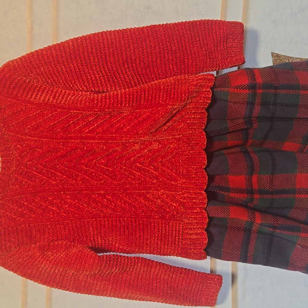 Tommy Bahama Red Cable Knit Sweater